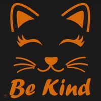 Be Kind Unity Day Orange Anti Bullying Kitten Coaster thumb 2