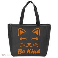 Be Kind Unity Day Orange Anti Bullying Kitten Tote Bag thumb 0