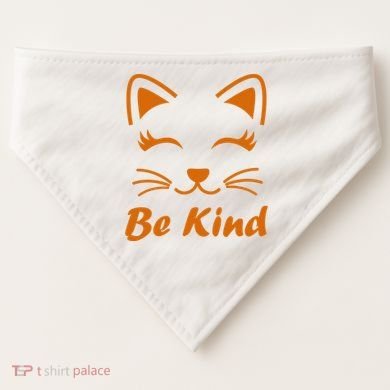 Be Kind Unity Day Orange Anti Bullying Kitten USA-Made Doggie Bandana