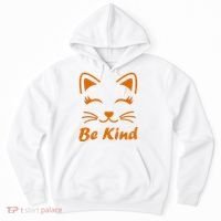 Be Kind Unity Day Orange Anti Bullying Kitten Hoodie thumb 0