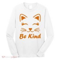 Be Kind Unity Day Orange Anti Bullying Kitten Long Sleeve Shirt thumb 0