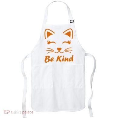 Be Kind Unity Day Orange Anti Bullying Kitten Apron