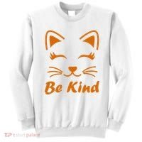Be Kind Unity Day Orange Anti Bullying Kitten Sweatshirt thumb 0