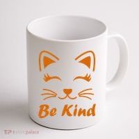 Be Kind Unity Day Orange Anti Bullying Kitten Coffee Mug thumb 1