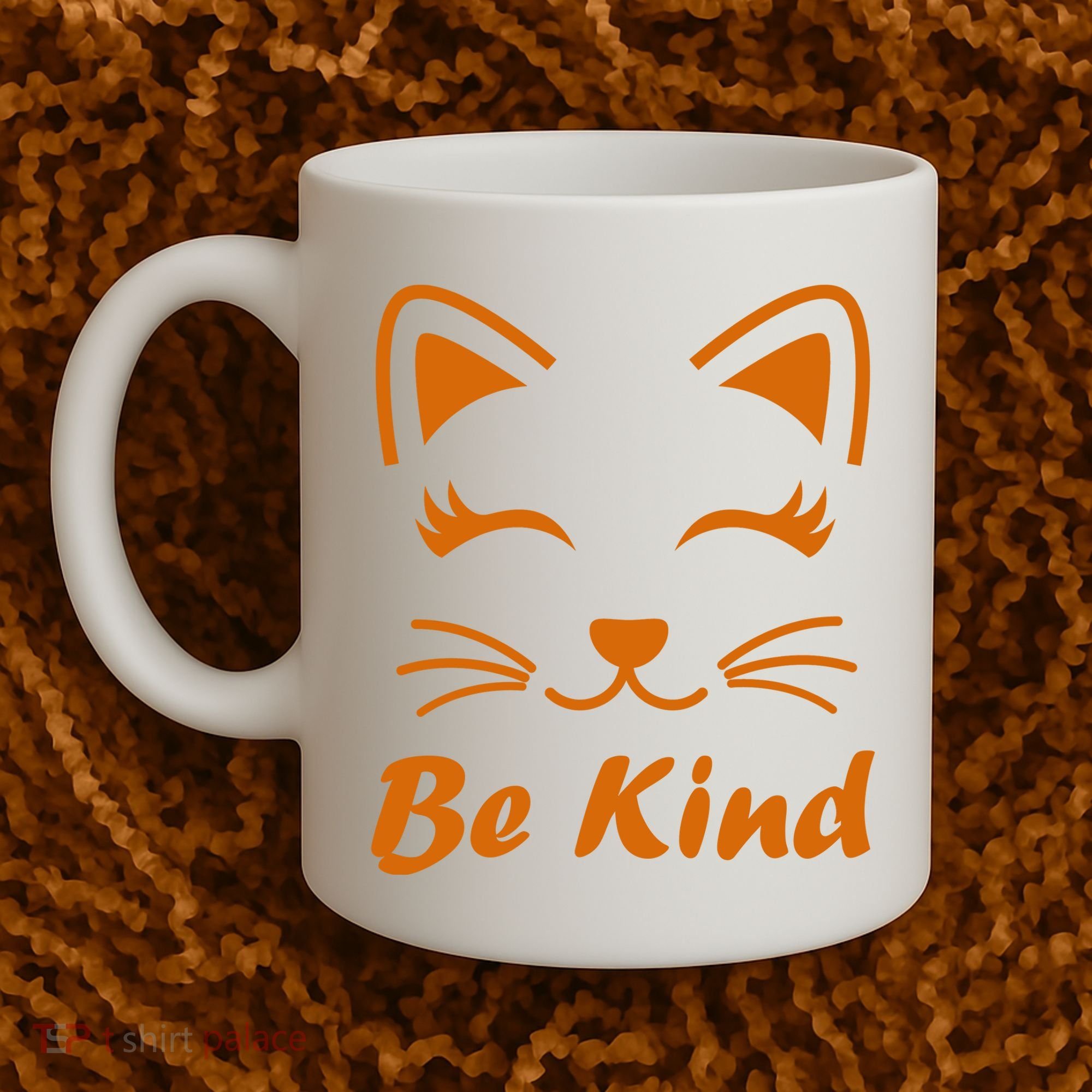 Be Kind Unity Day Orange Anti Bullying Kitten Coffee Mug
