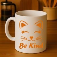 Be Kind Unity Day Orange Anti Bullying Kitten Coffee Mug thumb 4