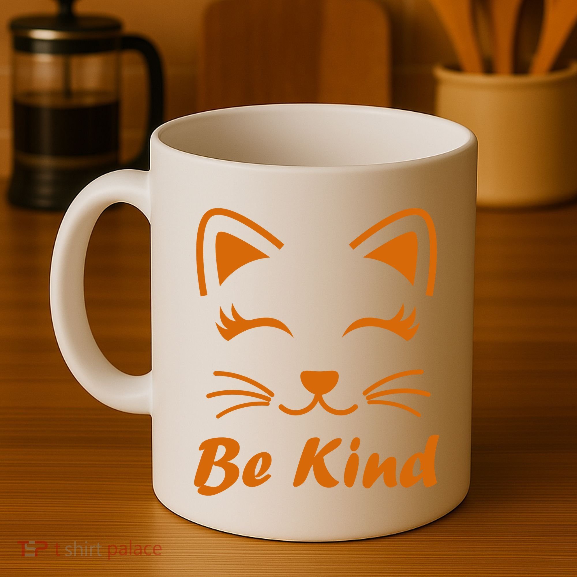 Be Kind Unity Day Orange Anti Bullying Kitten Coffee Mug