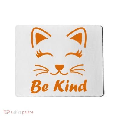 Be Kind Unity Day Orange Anti Bullying Kitten Mousepad