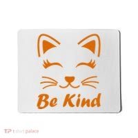 Be Kind Unity Day Orange Anti Bullying Kitten Mousepad thumb 0