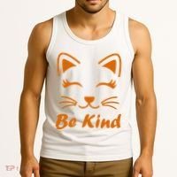 Be Kind Unity Day Orange Anti Bullying Kitten Tank Top thumb 3