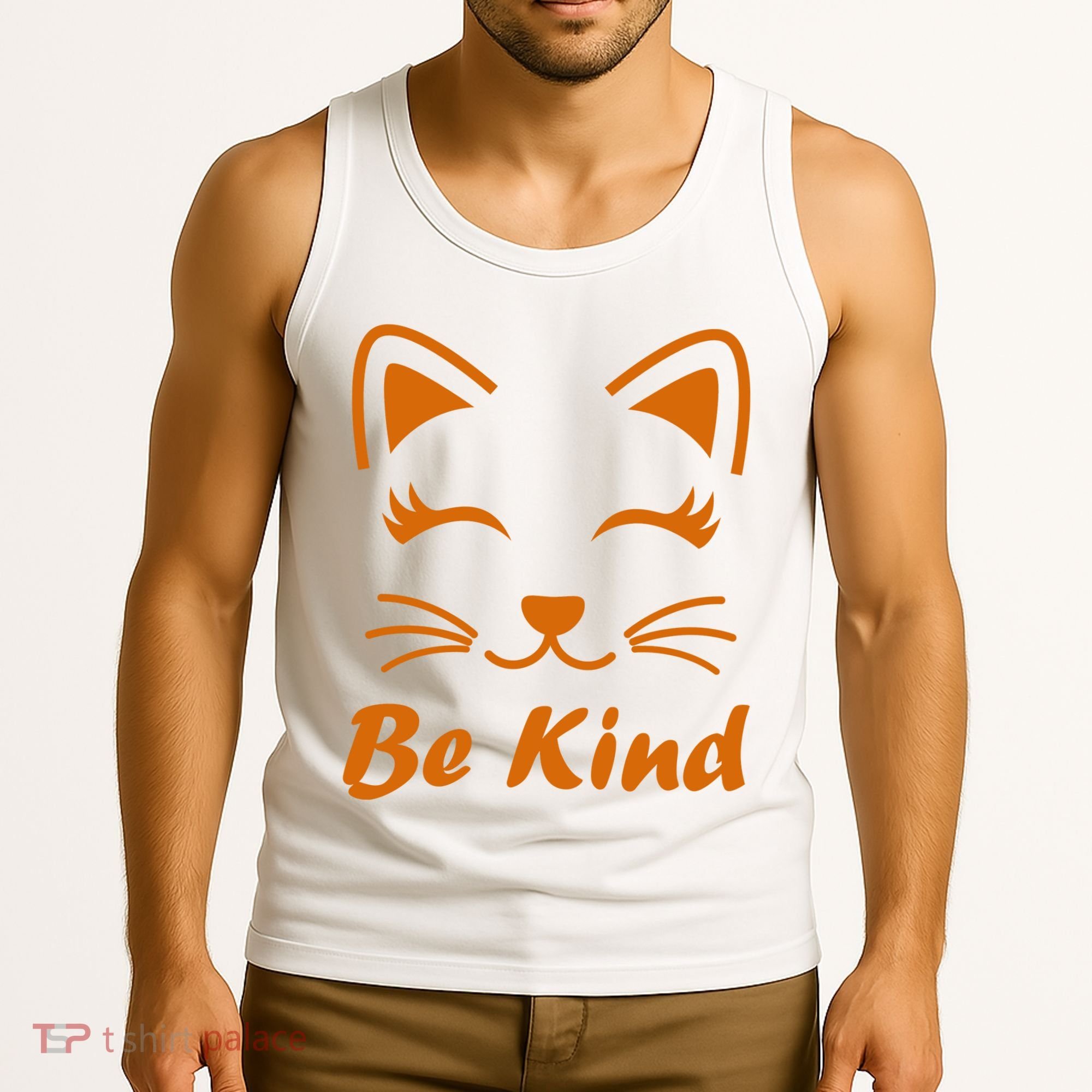 Be Kind Unity Day Orange Anti Bullying Kitten Tank Top