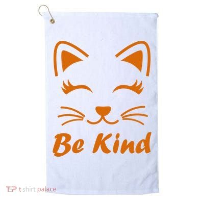 Be Kind Unity Day Orange Anti Bullying Kitten Golf Towel