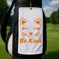 Be Kind Unity Day Orange Anti Bullying Kitten Golf Towel thumb 2