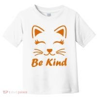 Be Kind Unity Day Orange Anti Bullying Kitten Toddler T-Shirt thumb 0
