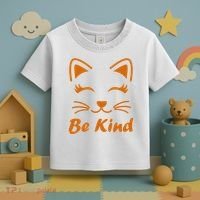 Be Kind Unity Day Orange Anti Bullying Kitten Toddler T-Shirt thumb 3