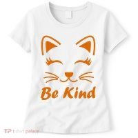 Be Kind Unity Day Orange Anti Bullying Kitten Women's T-Shirt thumb 0