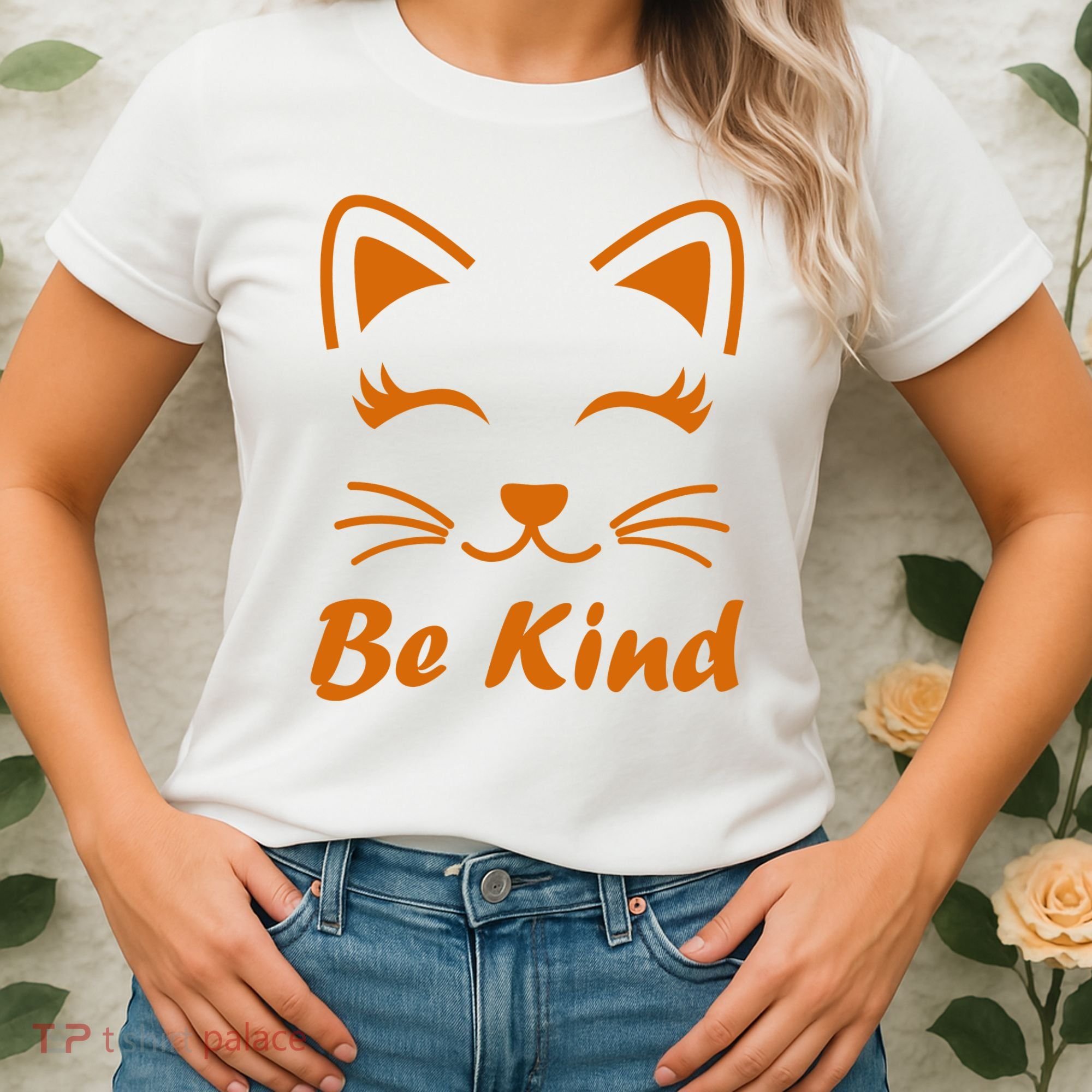 Be Kind Unity Day Orange Anti Bullying Kitten Women's T-Shirt