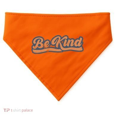 Be Kind Vintage Retro 80's Style USA-Made Doggie Bandana