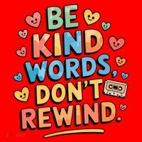Be Kind Words DonT Rewind Funny Santa Hat thumb 1