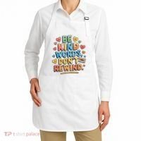 Be Kind Words DonT Rewind Funny Apron thumb 2