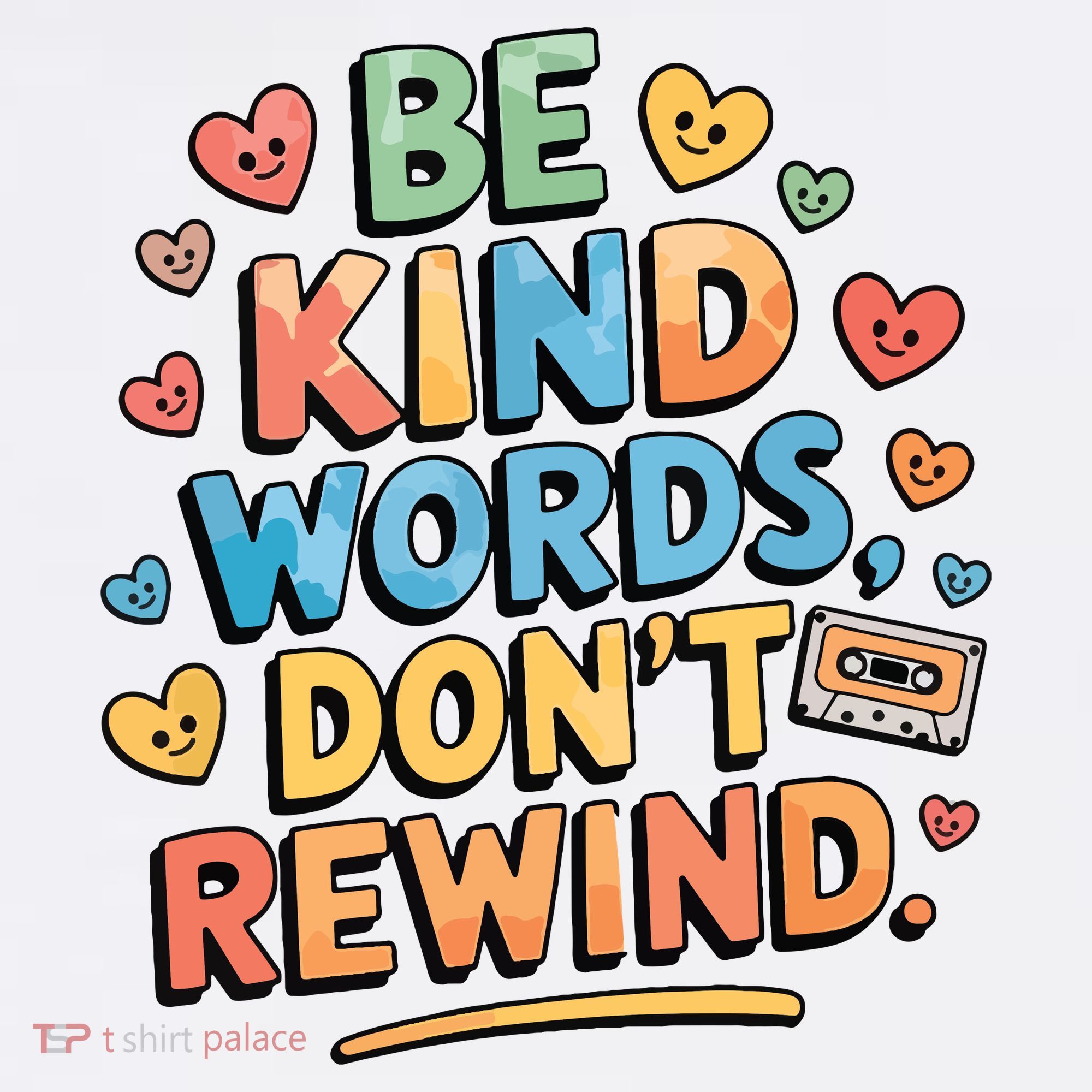 Be Kind Words DonT Rewind Funny Sweatshirt