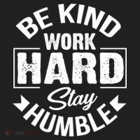 Be Kind Work Hard Stay Humble Hustle Inspiring Quotes Saying Cute Gift Beanie thumb 2