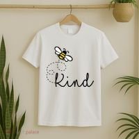 Be Kind Womens Shirt, Bumble Bee, Inspirational Teacher Love T-Shirt thumb 2