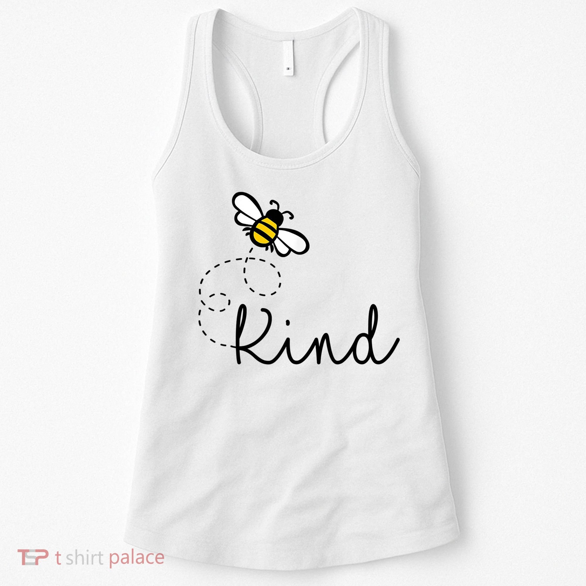 Be Kind Womens Shirt, Bumble Bee, Inspirational Teacher Love Women's Tank Top