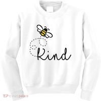 Be Kind Womens Shirt, Bumble Bee, Inspirational Teacher Love Kids Sweatshirt thumb 0