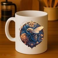 Bee kind Whisperer Beekeeper Honey Save The Bees Cute  Coffee Mug thumb 4