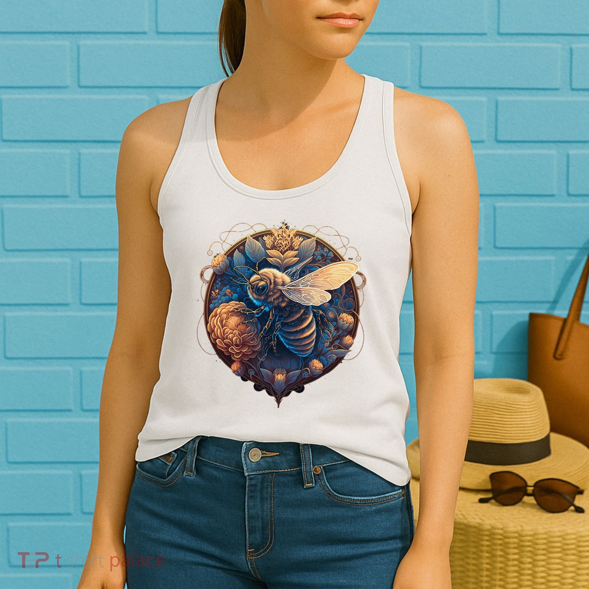 Bee kind Whisperer Beekeeper Honey Save The Bees Cute  Women's Tank Top