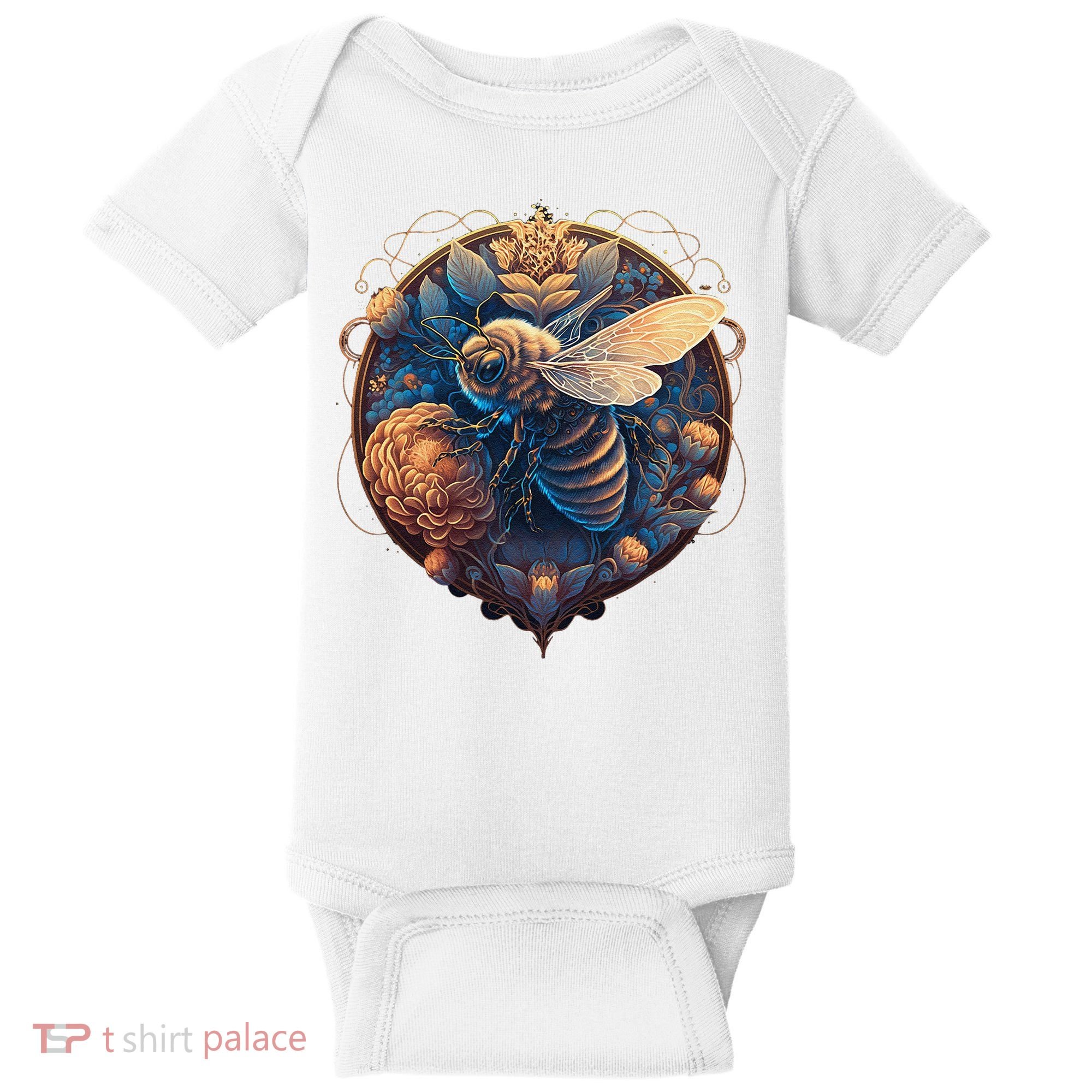 Bee kind Whisperer Beekeeper Honey Save The Bees Cute  Baby Bodysuit