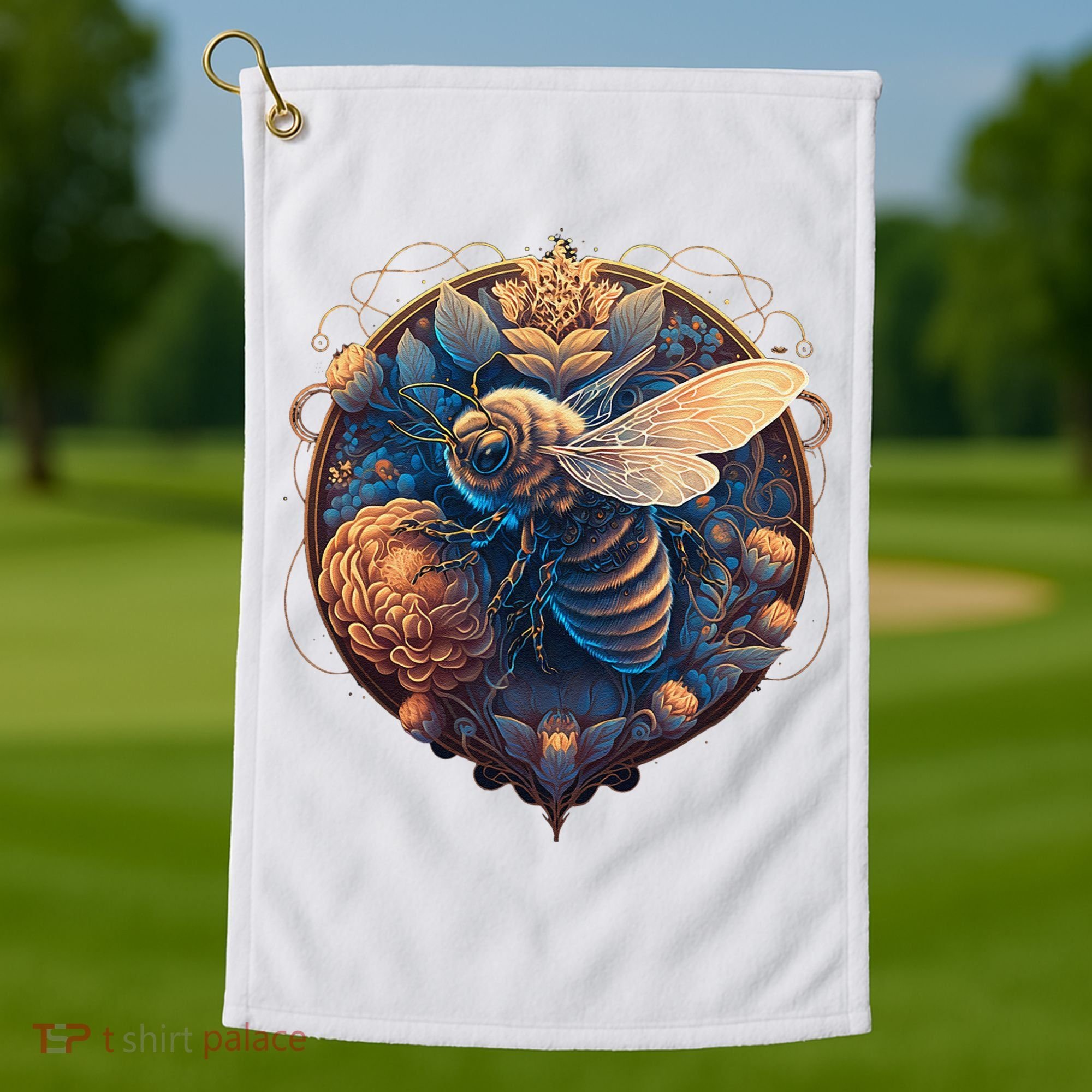 Bee kind Whisperer Beekeeper Honey Save The Bees Cute  Golf Towel