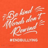 Be Kind Words Dont Rewind Orange Anti Bullying Unity Day Mousepad thumb 1