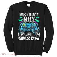 Birthday Level 14 Unlocked Gamer 14th Birthday Gift Sweatshirt thumb 0