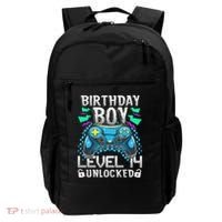 Birthday Level 14 Unlocked Gamer 14th Birthday Gift Backpack thumb 0