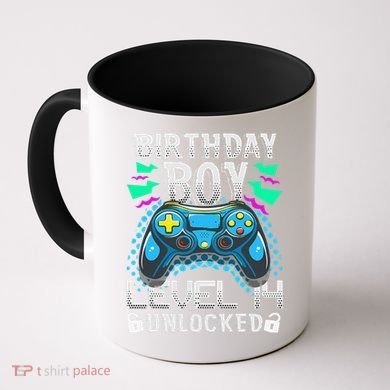 Birthday Level 14 Unlocked Gamer 14th Birthday Gift Coffee Mug