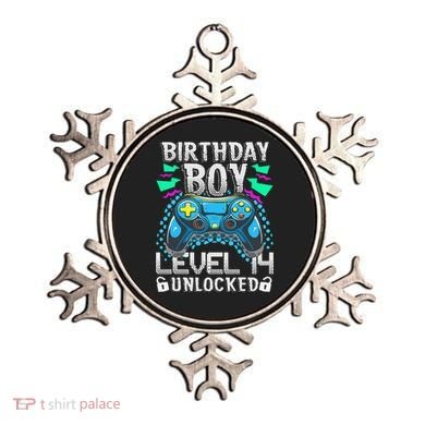 Birthday Level 14 Unlocked Gamer 14th Birthday Gift Ornament