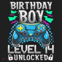 Birthday Level 14 Unlocked Gamer 14th Birthday Gift Hat thumb 2