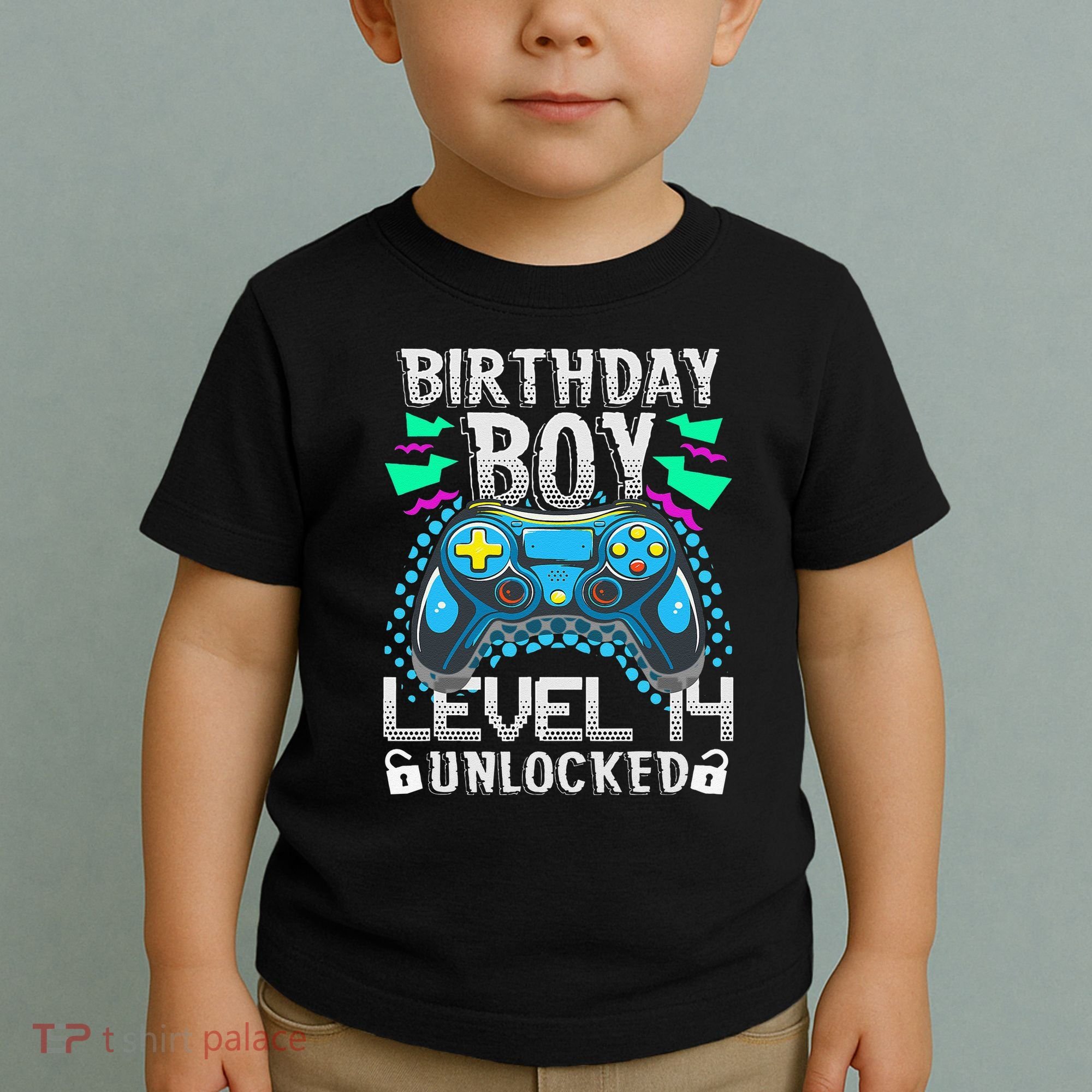 Birthday Level 14 Unlocked Gamer 14th Birthday Gift Toddler T-Shirt