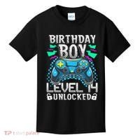 Birthday Level 14 Unlocked Gamer 14th Birthday Gift Kids T-Shirt thumb 0