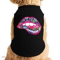 Biting Lips 420 Weed Cannabis Marijuana Stoner Gift Doggie Tank thumb 0