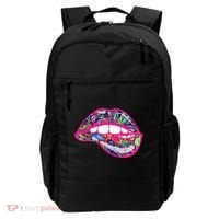 Biting Lips 420 Weed Cannabis Marijuana Stoner Gift Backpack thumb 0