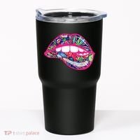 Biting Lips 420 Weed Cannabis Marijuana Stoner Gift Tumbler thumb 0