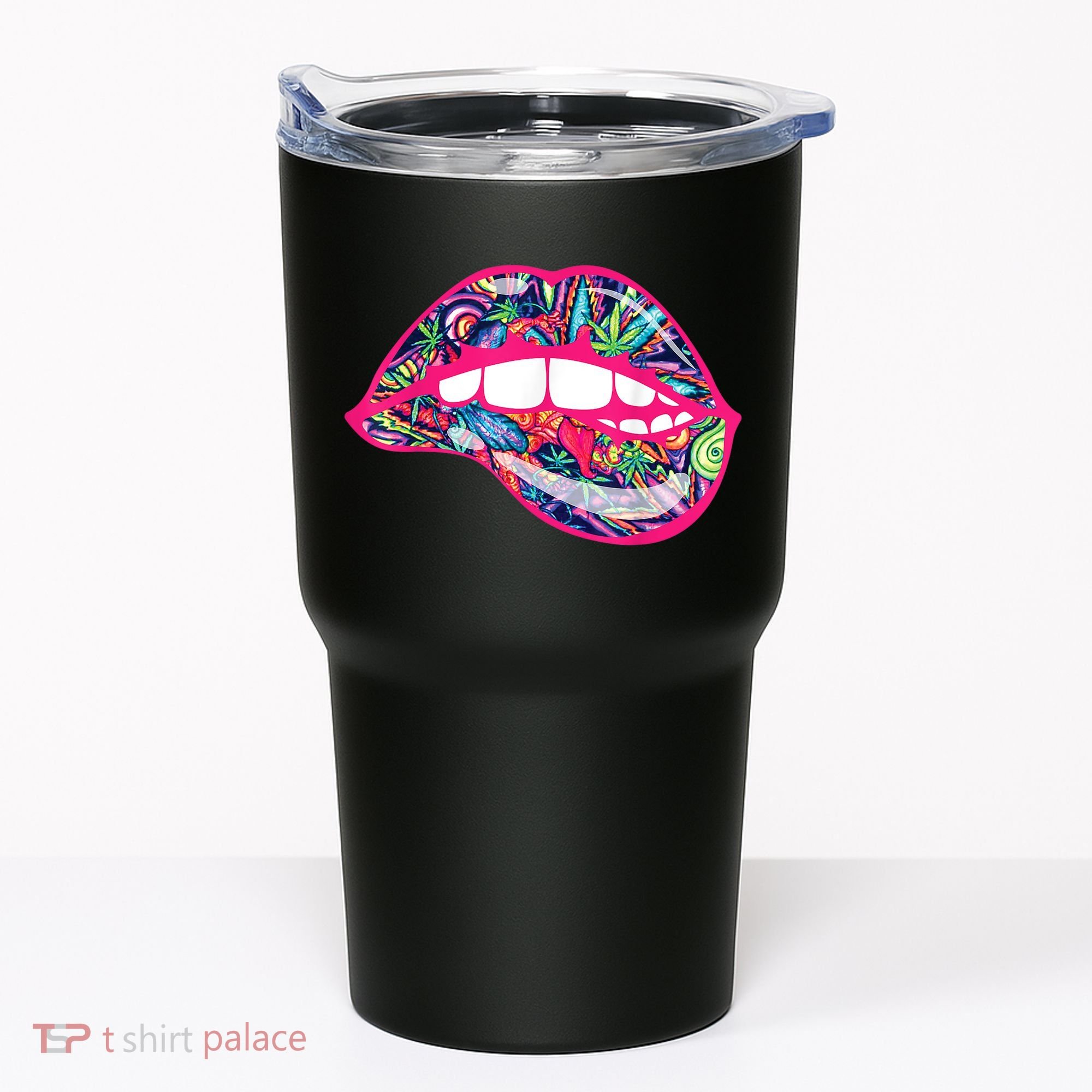 Biting Lips 420 Weed Cannabis Marijuana Stoner Gift Tumbler