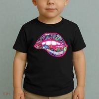 Biting Lips 420 Weed Cannabis Marijuana Stoner Gift Toddler T-Shirt thumb 2