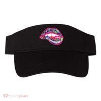 Biting Lips 420 Weed Cannabis Marijuana Stoner Gift Visor thumb 0