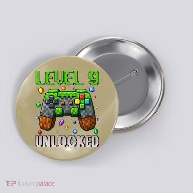Birthday Level 9 Unlocked 9th Birthday Game Pixel Gift Button