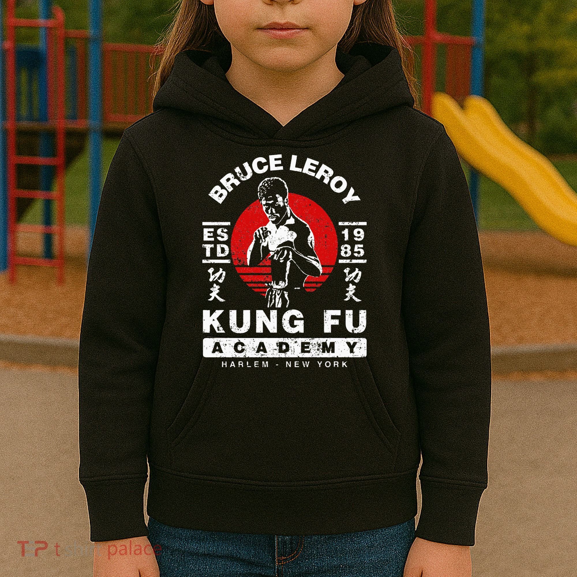 Bruce Leroy Academy  Kids Hoodie