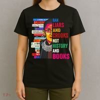 Ban Liars And Crooks Not History And Books T-Shirt thumb 4